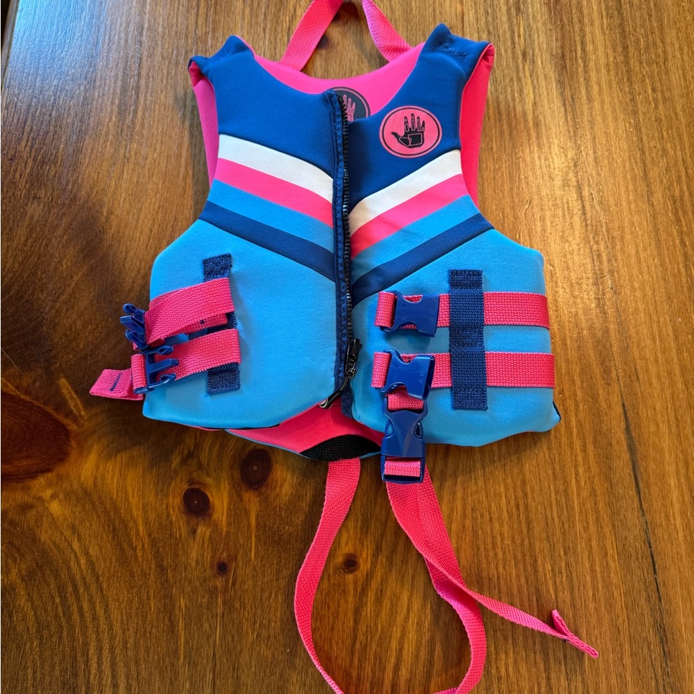 Body Glove Kids Life Vest - Blue and Pink